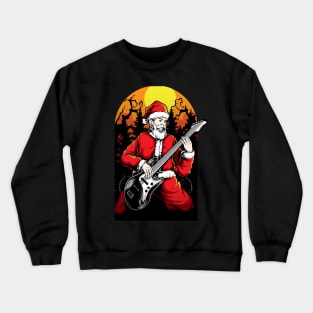 Rocker Santa Crewneck Sweatshirt